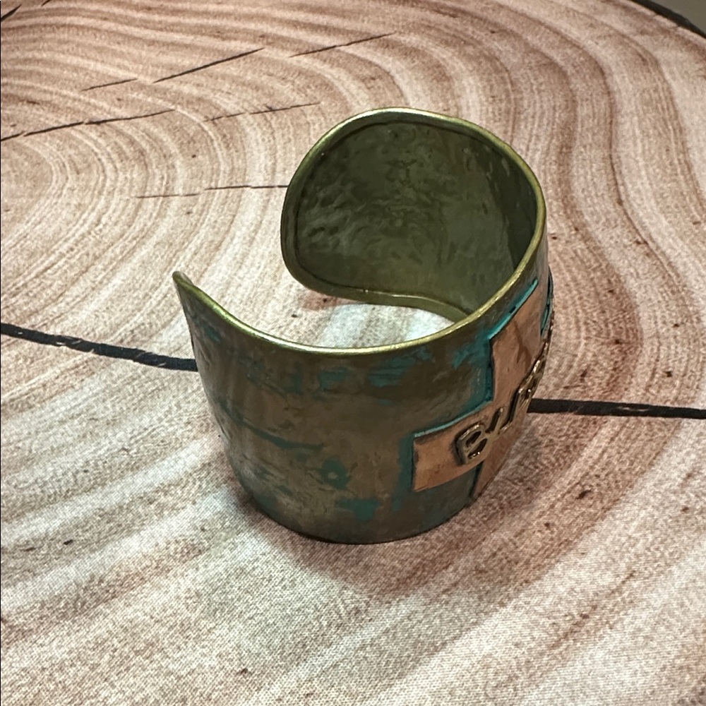 Blessed Copper Cuff Bracelet Handmade - Picture 5 of 5